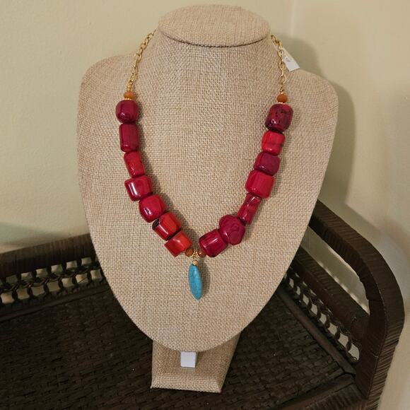 Minu MJ Statement Necklace ~ Must -have for Fashinistas! Boho Eclectic Oiriginal - Picture 2 of 14